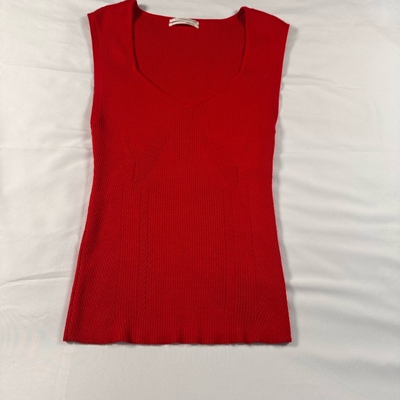 Anthropologie Red Midi Skirt for Cocktail Events - Picture 4 of 10